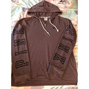 PINK quarter zip sweatshirt